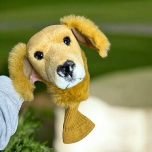 JP Lann Golf Animal Collection Golden Retriever Head Driver Club Cover